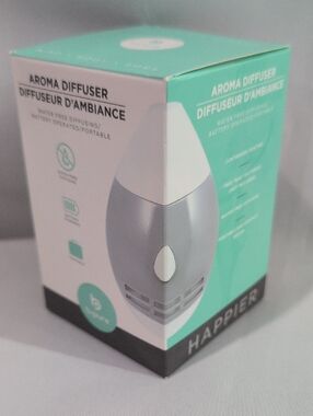 Happier Aroma Travel Mini Diffuser- Mint & White